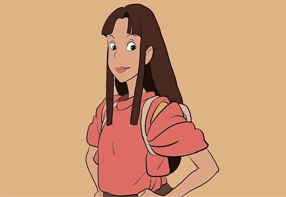 Lin drawing from spirited away