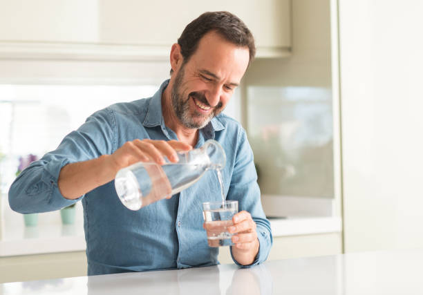 people drinking water