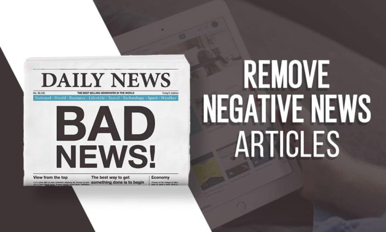 Negative News Article From Google